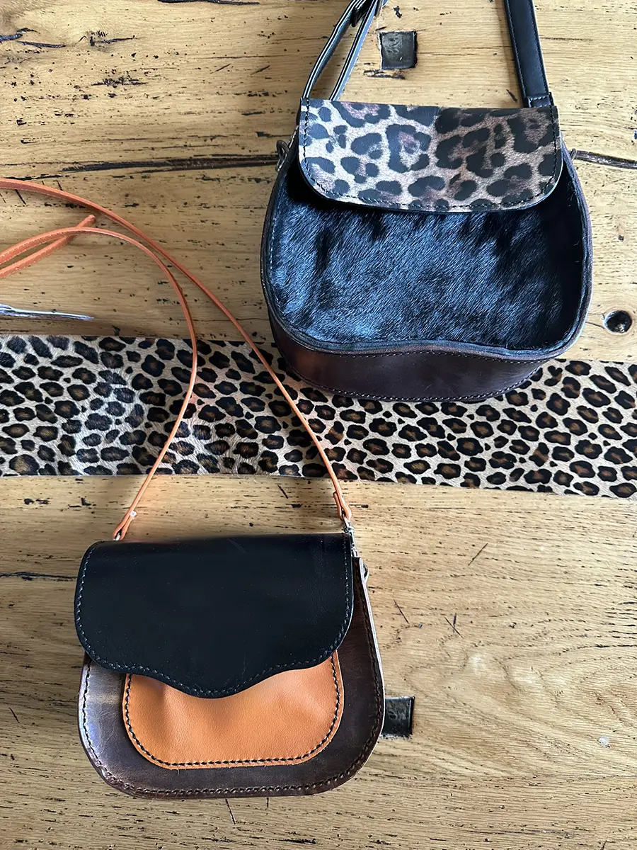 pochette in pelle Leather Engineer