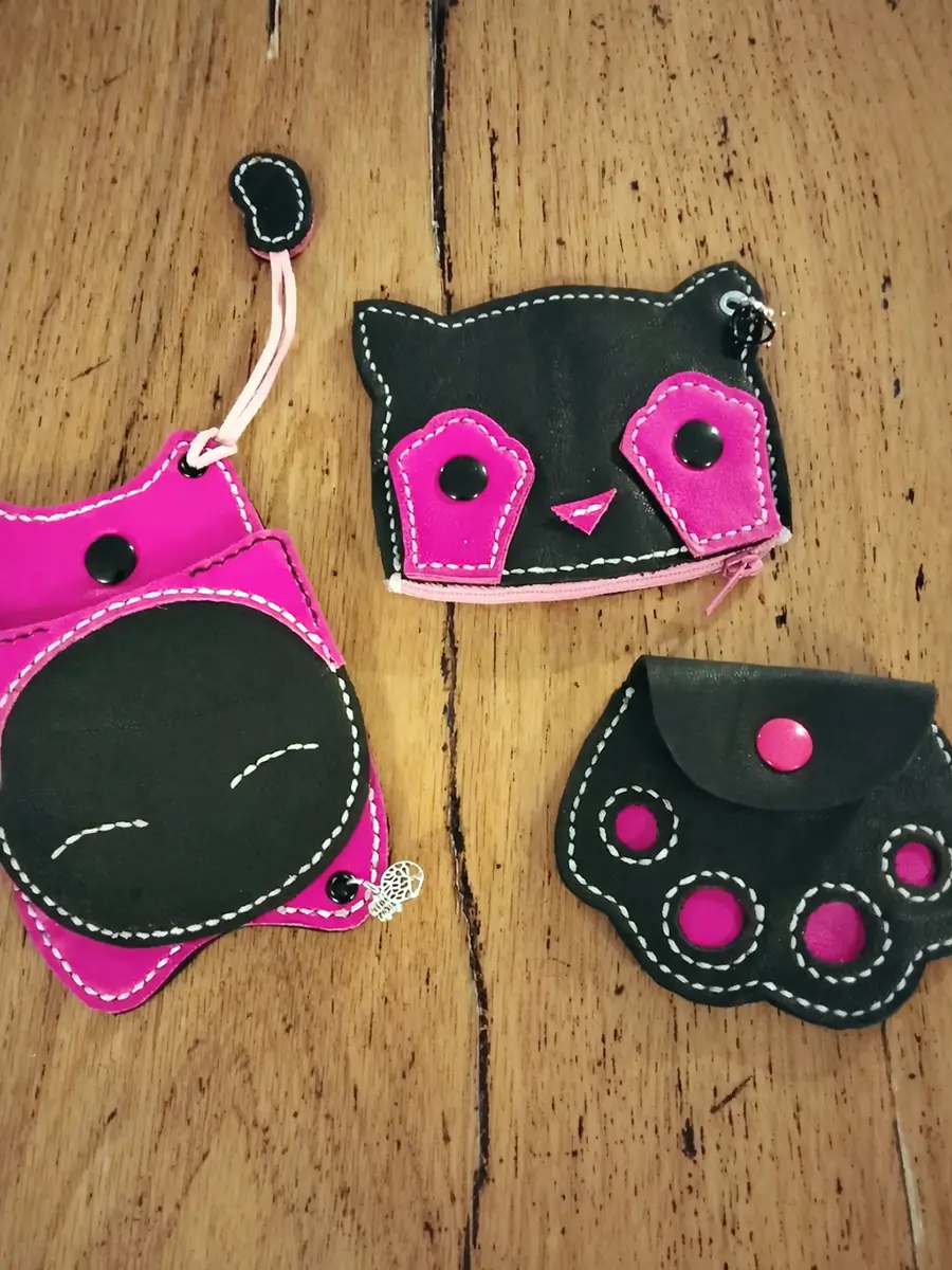 Portamonete a forma di gattino