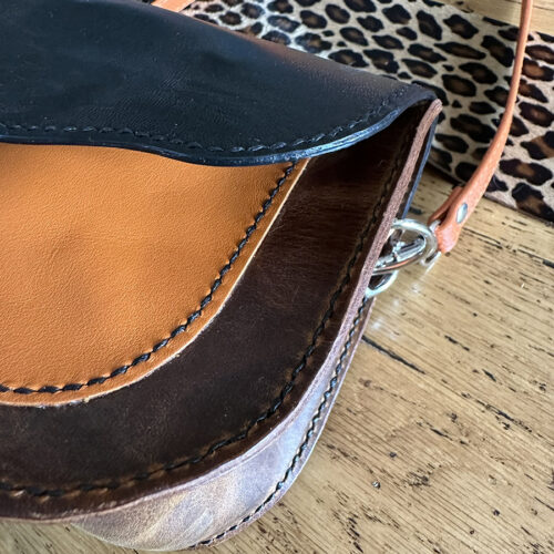 pochette in pelle Leather engineer